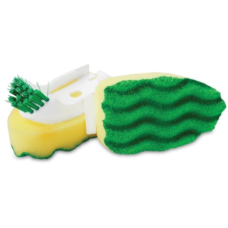 Libman Commercial All Purpose Scrubbing Dish Wand W/ Brush Refills, 12PK 1137